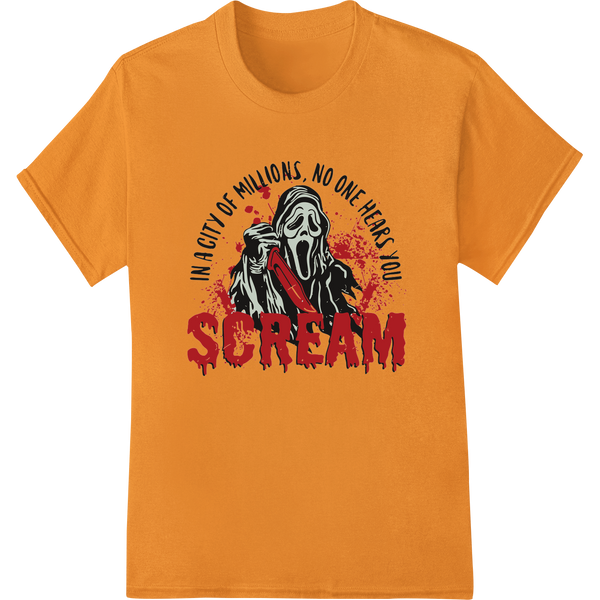 Custom personalized clothing design - Unleash Your Inner Scream with This Haunting DTF Transfer