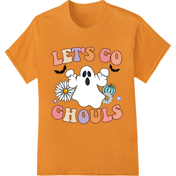 Let's Go Ghouls Cute Ghost Halloween DTF Print Transfer - High-quality digital printing