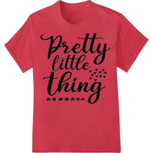 Cutting-edge bulk t-shirt printing featured on Pretty Little Thing: Romantic DTF Heat Transfer Design