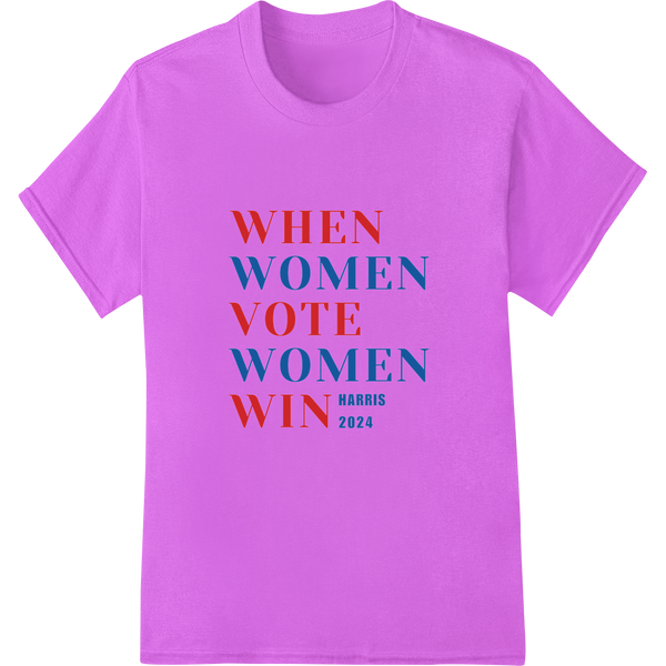 Unique custom merchandise for Women Vote, Women Win - HARRIS 2024 Election Design