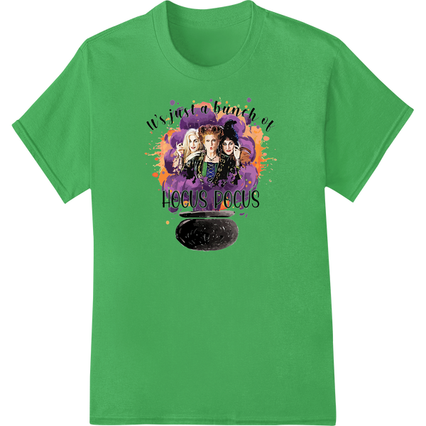 Custom high-quality t-shirt printing design - Wicked Witchcraft 'Hocus Pocus' Halloween DTF Print Transfer