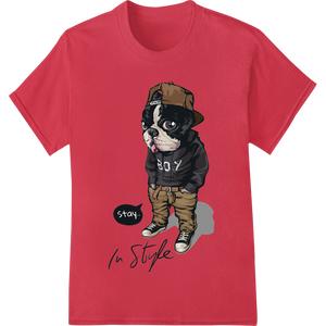 Innovative high-quality t-shirt printing design on Stay - Urban Pup Sketch DTF Print Heat Transfer