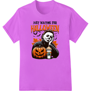 Frightfully Fun Michael Myers Halloween DTF Print featuring professional vibrant DTF prints