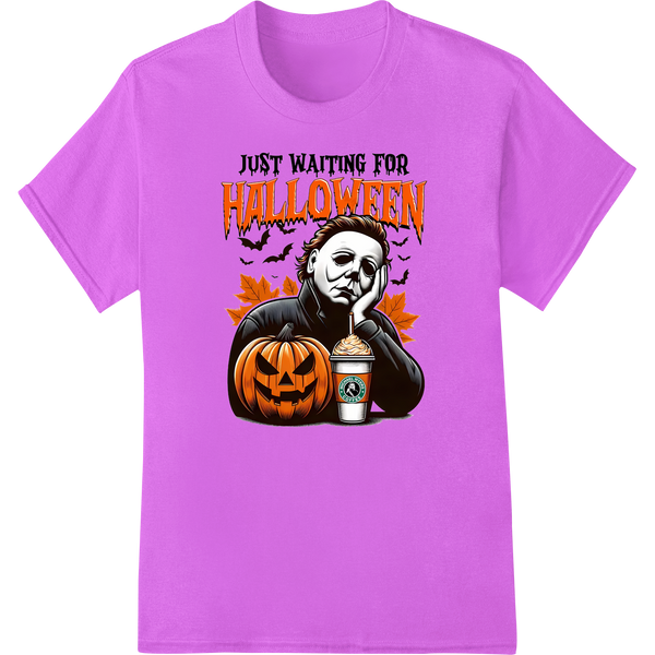 Frightfully Fun Michael Myers Halloween DTF Print featuring professional vibrant DTF prints