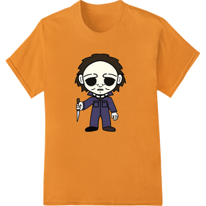 Unique professional DTF printing for Chibi Michael Myers Horror Cartoon DTF Print Heat Transfer