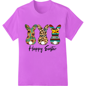 Hop into Easter with Adorable Animal Heat Transfers with custom apparel decoration artwork