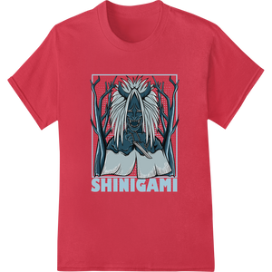 Shinigami: Unleash Your Dark Side with This DTF Print enhanced with professional t shirt prints