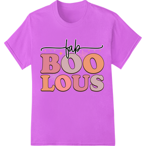 Innovative custom print solutions design on Fab BOO lous: Spooktacular Halloween Typography Design