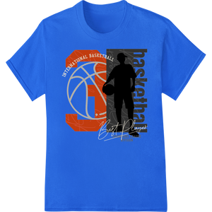 Innovative garment printing design on Score Big with National Basketball Division Championship