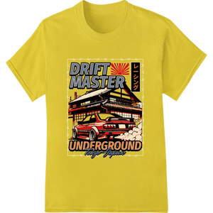 Cutting-edge innovative apparel printing featured on Drift Master Underground: High-Octane DTF Print Transfer