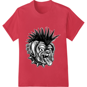 Cutting-edge bulk t-shirt printing featured on Fierce Rebel Bulldog DTF Print Heat Transfer