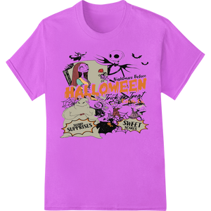 Spooky Nightmare Before Halloween Trick or Treat DTF Print - High-quality custom apparel