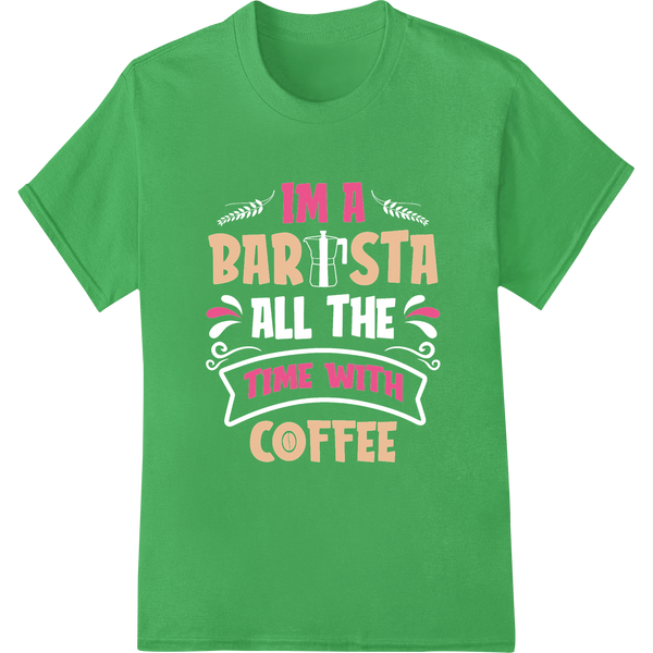 Personalized DTF printing technology design for Witty Coffee Lover's DTF Print Heat Transfer | Super DTF