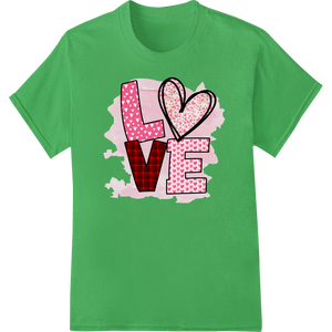 Personalized customized apparel design for Spread Love with Super DTF's Charming Valentine's Design