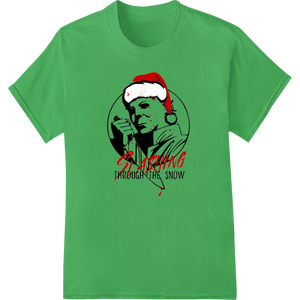 Unique direct to film printing for Shady Santa Claus Bold Christmas DTF Print Heat Transfer