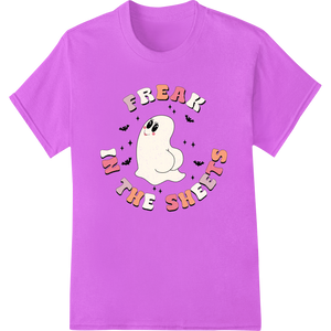 Cheeky Ghost: Spooky Halloween Fun with DTF Transfers made with premium high-quality t-shirt printing