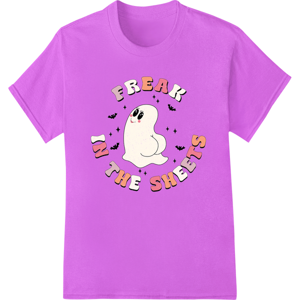 Cheeky Ghost: Spooky Halloween Fun with DTF Transfers made with premium high-quality t-shirt printing