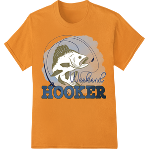 Reel in Style with our 'Weekend Hooker' DTF Print Transfer enhanced with professional t shirt prints