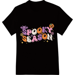 Unique DTF printing experts for Playful 'SPOOKY SEASON' Halloween Design | DTF Print Transfer