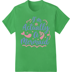 Custom high-quality t-shirt printing design - Mermaid Magic: Dive into Whimsy with this Playful Design