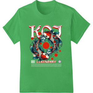 Koi Koi: Captivating Japanese Art-Inspired Fish Design - High-quality t shirt prints