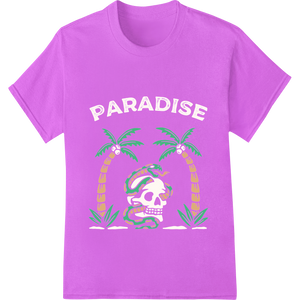 Unique personalized clothing for Tropical Paradise: Vibrant Palm Tree Heat Transfer