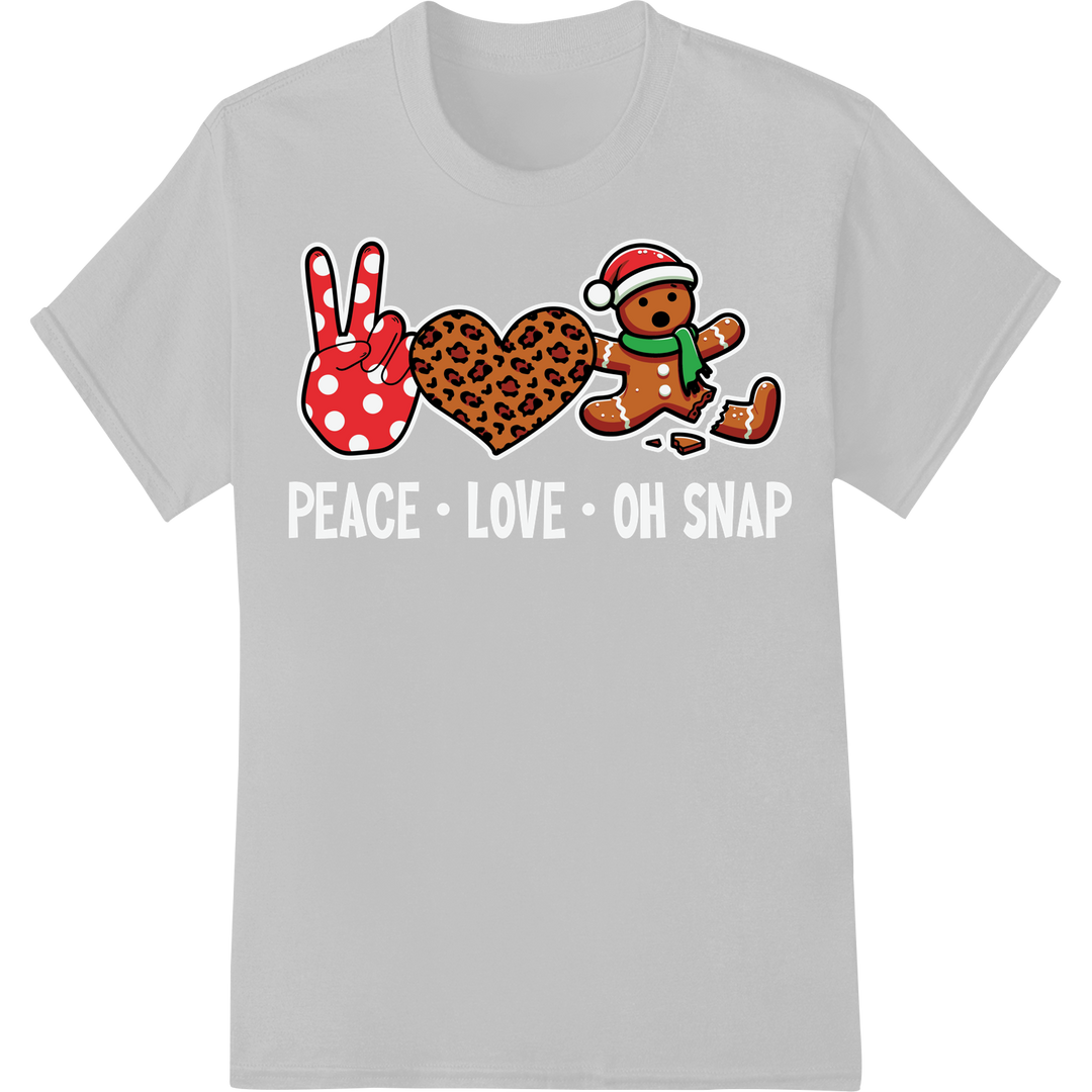 Adorable Christmas Cookies Heat Transfer Print | Super DTF on white shirt - SUPERDTF-DTF Prints-DTF Transfers-Custom DTF Prints