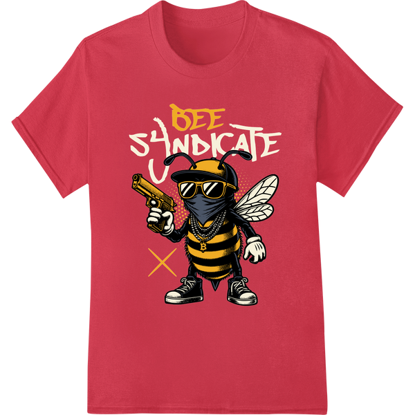 Personalized DTF printing service design for Gangster Bee - Edgy DTF Print Heat Transfer Design