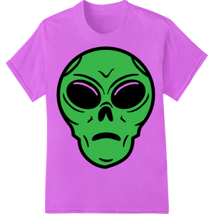 Otherworldly Alien Skull - Spooky Halloween Heat Transfer - High-quality dtf printer