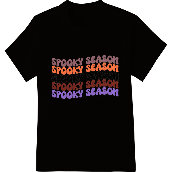 Spooky Season: Vibrant Halloween Heat Transfer Print made with premium digital printing