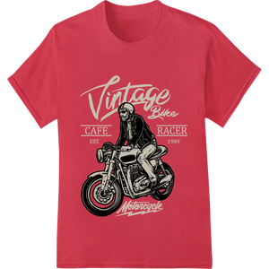 Vintage Bike Cafe Racer: Classic Cool from 1989 with custom custom apparel artwork