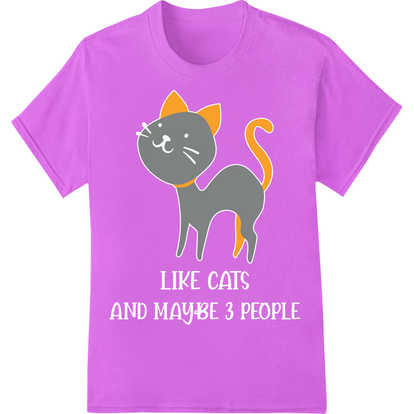 Purrfect Cat Lover Halloween DTF Print Heat Transfer on purple shirt - SUPERDTF-DTF Prints-DTF Transfers-Custom DTF Prints