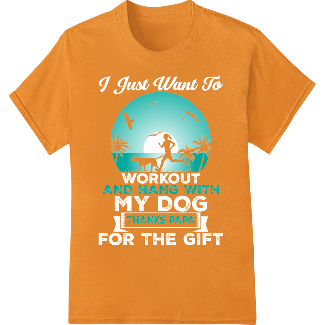 Beachy keen Father's Day DTF Print | Hang with Thanks Papa on orange shirt - SUPERDTF-DTF Prints-DTF Transfers-Custom DTF Prints