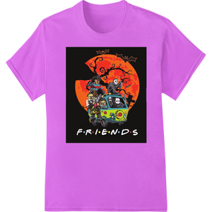 Spooky Friends: A Halloween Twist on a Classic Sitcom - High-quality t shirt prints