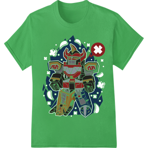 Robotic Christmas: Futuristic Festive DTF Print Transfer - High-quality digital printing