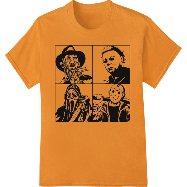 Slasher Legends: A Haunting Halloween Horror Illustration - High-quality DTF printing technology