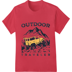 Rugged Outdoor Traveler Adventure Off-Road Explorer Print with custom custom garment printing artwork