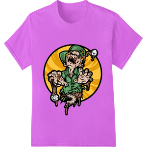 Vibrant bulk t-shirt printing print on Mischievous Leprechaun: Vibrant St. Patrick's Day DTF Print