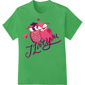 Custom custom apparel design - Owl Always Love You: Adorable Valentine's Day DTF Print