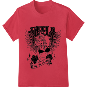 Unique DTF printing service for Rebel Angel Tattoo DTF Heat Transfer Print - City of Angels