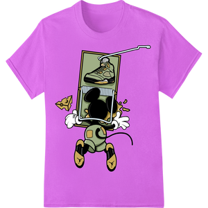 Premium quality high-quality t-shirt printing on Quirky Sneaker Cartoon - Bold DTF Print from Super DTF