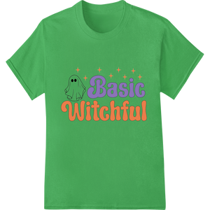 Cast a Spell of Cuteness with 'Basic Witchful' DTF Transfer - High-quality custom merchandise