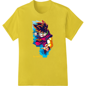 Unique professional DTF printing for Fierce Son Goku Dragon Ball Z Super DTF Heat Transfer