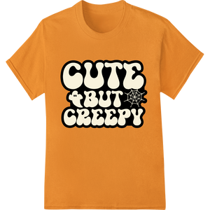 Innovative bulk t-shirt printing design on Cute but Creepy: Halloween Typography DTF Print Transfer