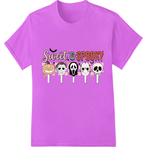 Cute Halloween Characters - Sweet & Spooky DTF Print enhanced with professional high-quality t-shirt printing