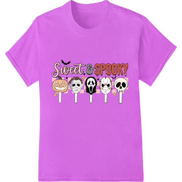 Cute Halloween Characters - Sweet & Spooky DTF Print enhanced with professional high-quality t-shirt printing