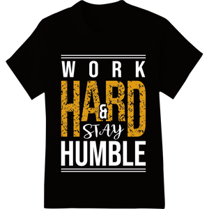 Hardcore 'HARD' Gold Cracked Text DTF Print Heat Transfer made with premium personalized clothing