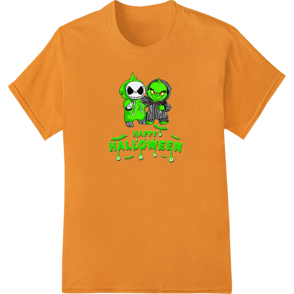 Cute Monster Buddies Wish You a Happy Halloween! made with premium DTF print shop