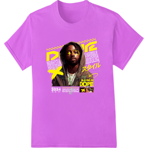 Durable apparel decoration applied to Bold Urban Fashion: Dope X Style DTF Print Heat Transfer