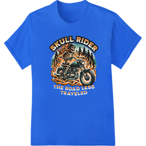 Custom print on demand design - Fearless Skull Rider: Unleash Your Wild Side